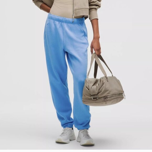 Lululemon Scuba Mid-Rise Oversized Jogger Regular Pool Party Blue L - Picture 1 of 10